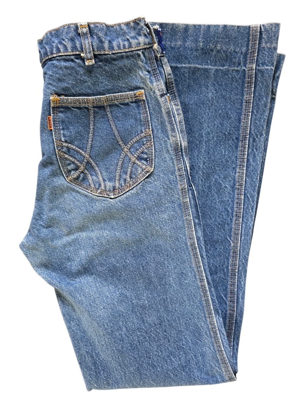 Vintage Levi's Fresh Produce Orange Tag Denim Jeans 70s